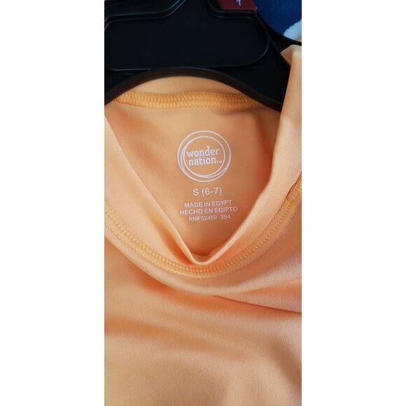NWT Boys Graphic Print Orange Rash Guard UPF 50+ Quick Dry Size S (6-7) - Picture 5 of 6